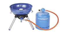 Grill and bottle